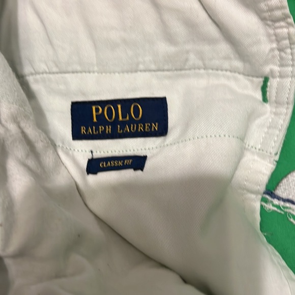 Polo by Ralph, Lauren, chino shorts, embroidered surfboard and shark - Picture 4 of 7